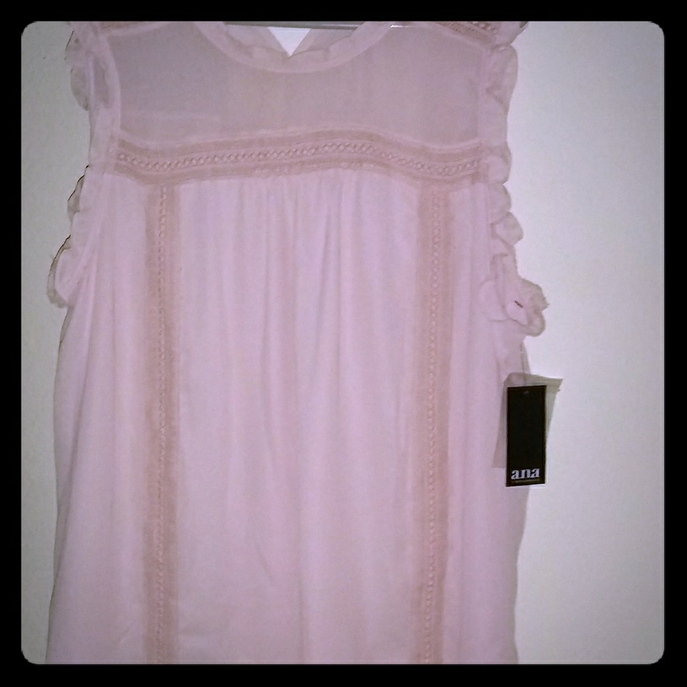 Sheer sleeveless blouse